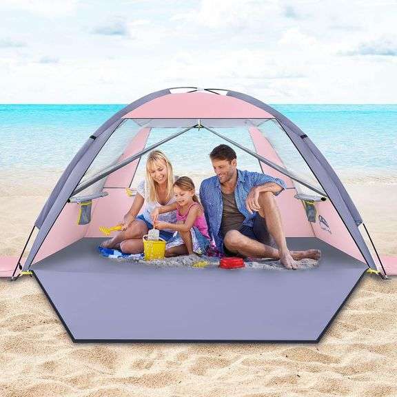 Happy Travel Beach Tent Sun Shelter for 3/4/5/6/7/8 Person, image