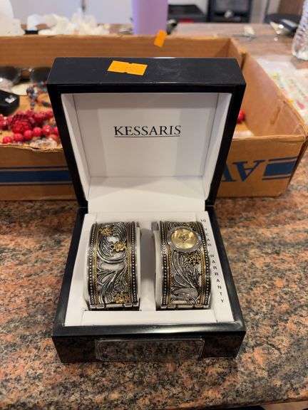 Kessaris watch and cuff bracelet set image