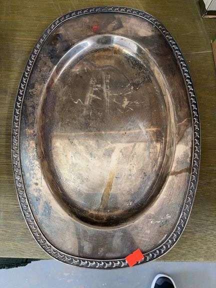 3 Silver serving trays image
