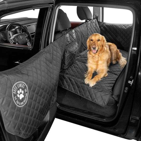 $170 Ruff Liners Medium Back Seat Extender for Dogs, Black image