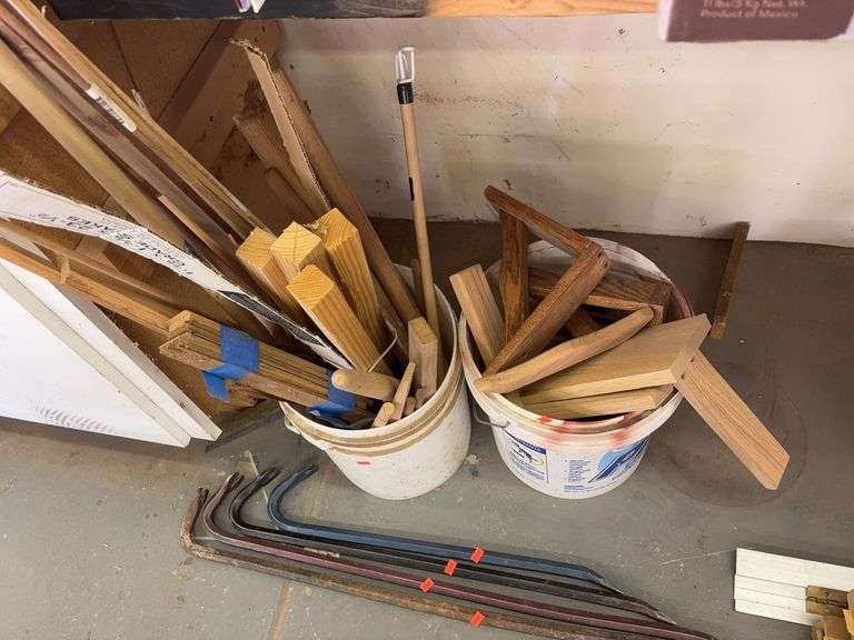 Buckets of wood image