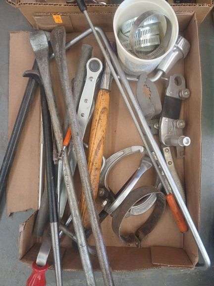 2 boxes of misc tools image