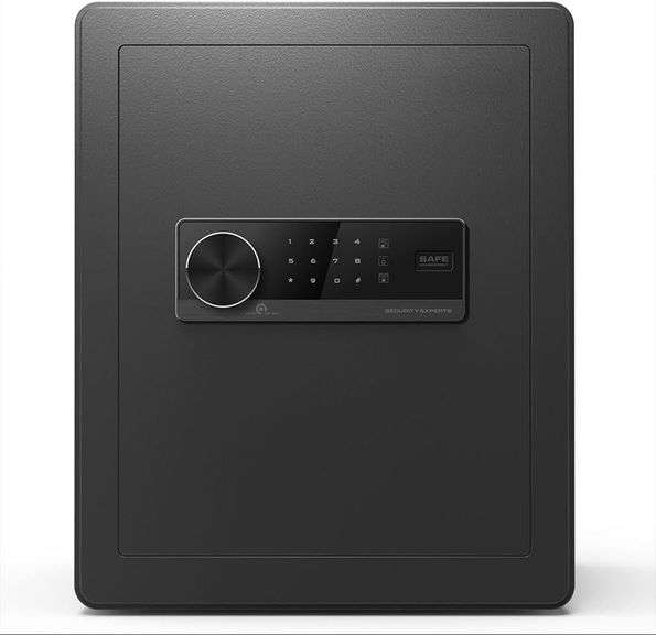 $150 1.7 Cubic Feet Steel Safe Box, Heavy Metal Safe Box wit image