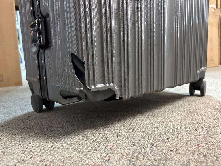 $170 Krute Luggage 28 Inch Aluminum Frame Luggages TSA Lock image