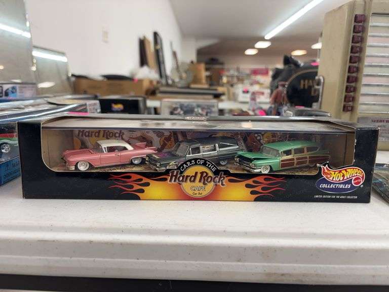 Hot wheels cars of the Hard Rock Cafe image
