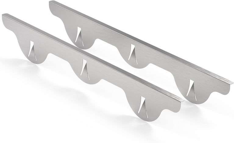 Linda s Essentials Stove Gap Covers Stainless Steel (2 Pack) image