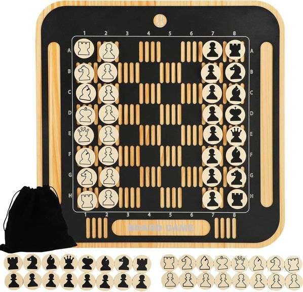 Home Wall Chess Board Game Room Furniture Decor Deluxe Chess image