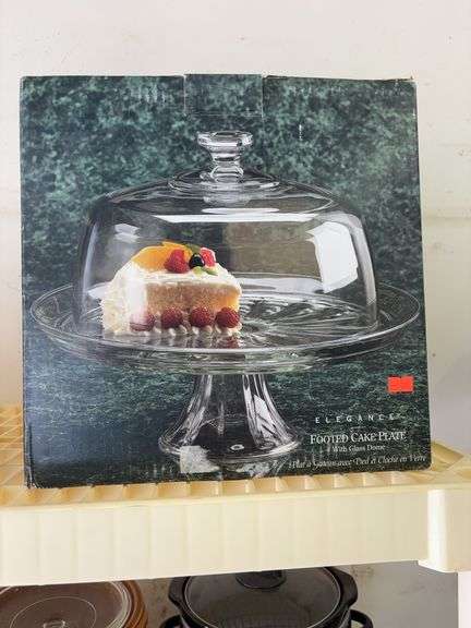 Footed cake plate image