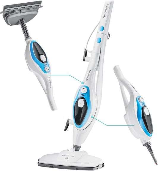 PurSteam 10-in-1 Steam Mop, Floor Steamer with Detachable Ha image