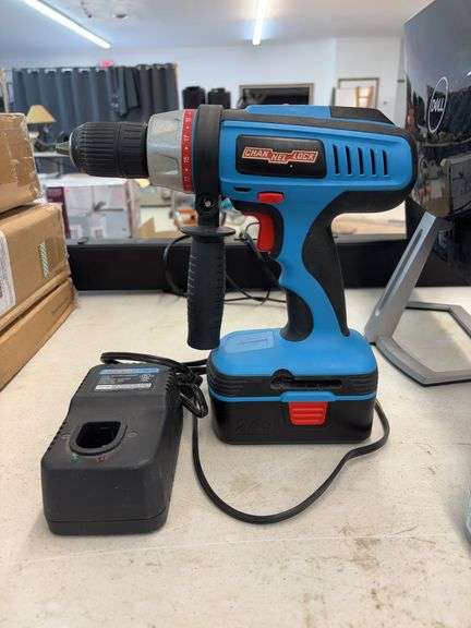 Channel Lock 24V cordless drill with charger image