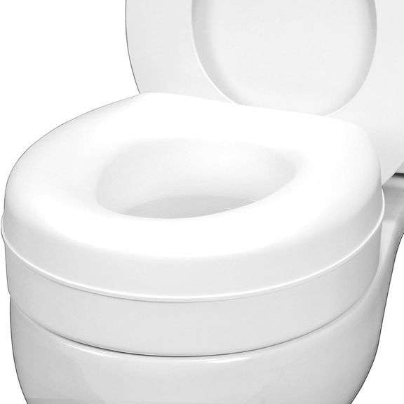 HealthSmart Enhanced Comfort 5" Raised (Round) Toilet Seat R image