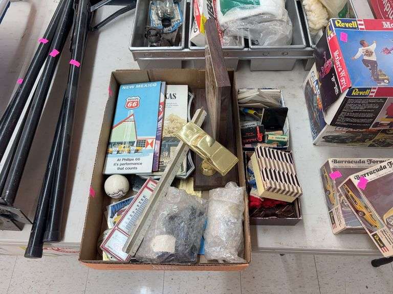 3 boxes miscellaneous items image