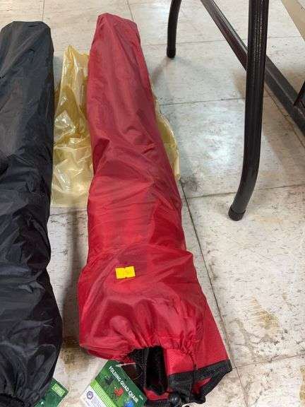 Red camping chair image