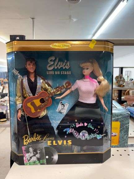 Collectors edition Barbie love Elvis dolls image