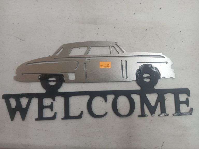 Welcome automotive sign image