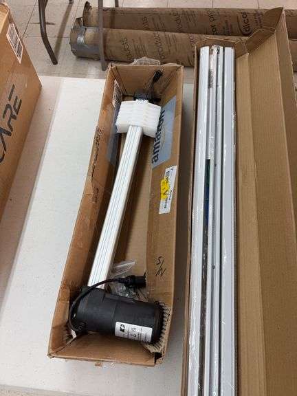 Recliner motor, ceiling wall mount track kit and a washer dryer stacking kit image