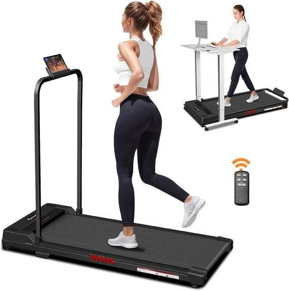 $235 Walking Pad Treadmill for Office Home, 3.0HP Quiet Fold image