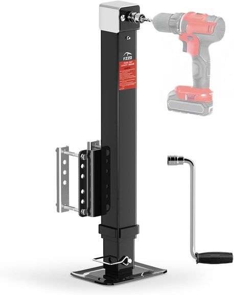$120 8000 lbs Heavy Duty Trailer Jack, 20-24V Cordless Drill image