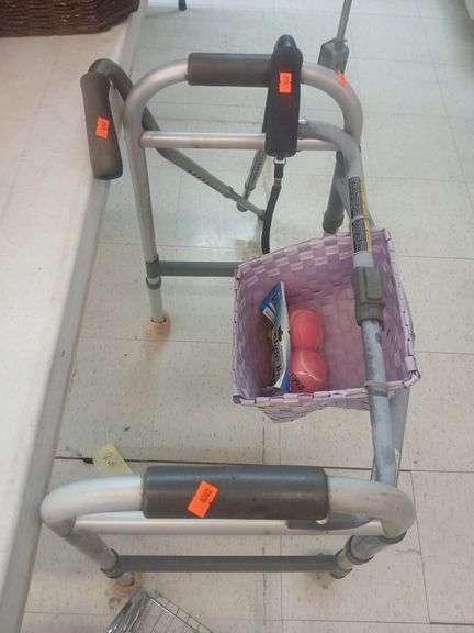 2 canes and a walker image