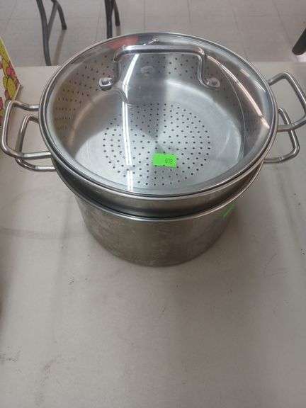 Metal strainer pots image