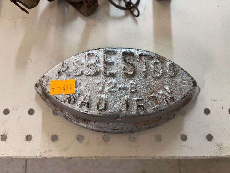 Antique cast iron sad iron image