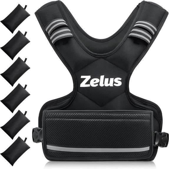 ZELUS Weighted Vest for Men and Women | 4-10lb/11-20lb/20-32 image