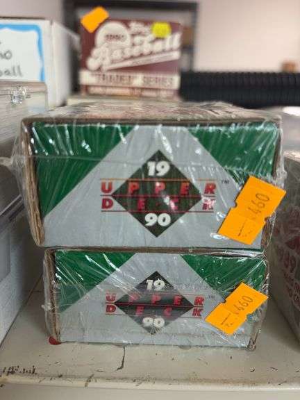 2 boxes of 1990 edition baseball cards image