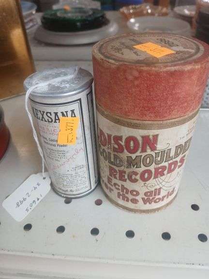 Vintage heat powder Edison gold mold image