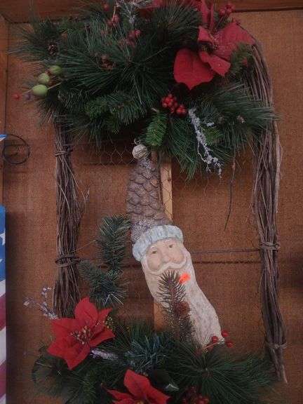 Christmas wreath. image