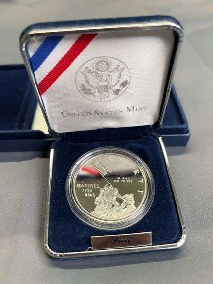 Marine corpse 230th anniversary, silver dollar image