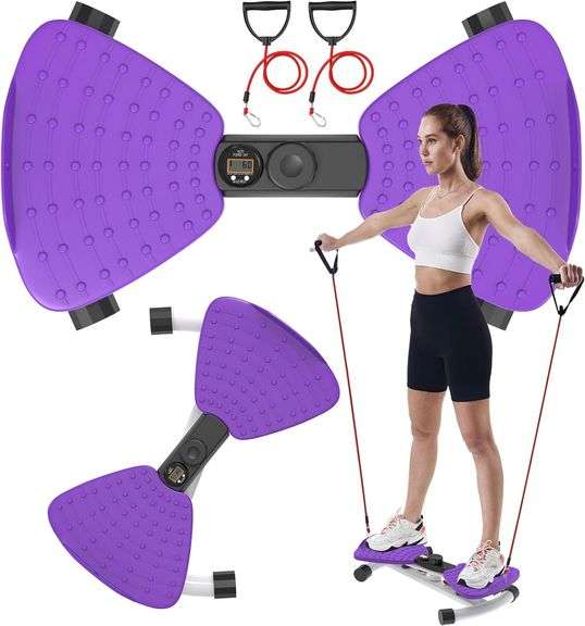 renZEC Waist Twister Machine, Adjustable Exercise Twist Boar image