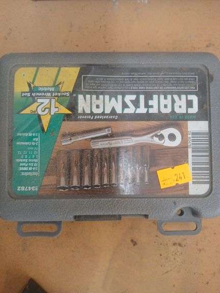 Craftsman 12 PC rachet set image