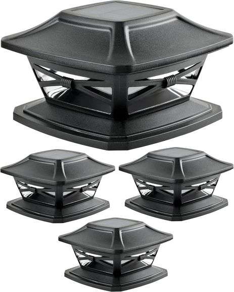 Davinci Lighting Flexfit Solar Outdoor Post Cap Lights - Inc image