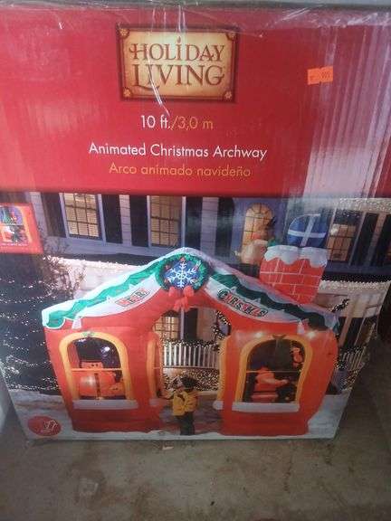 Animated Christmas archway image