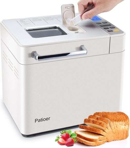 2LB Bread Maker with Yeast & Nut Dispenser, 21-in-1 Programm image