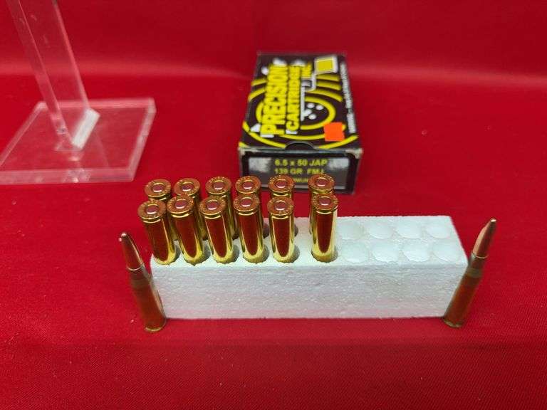 Precision cartridge inc 6.5 x50 Jap 139 grain FMJ 14 rounds image