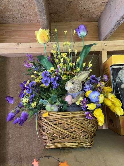 Easter basket decorations image