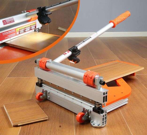 Laminate/Vinyl Floor Cutter, 13  Vinyl Plank Cutter with Whe image
