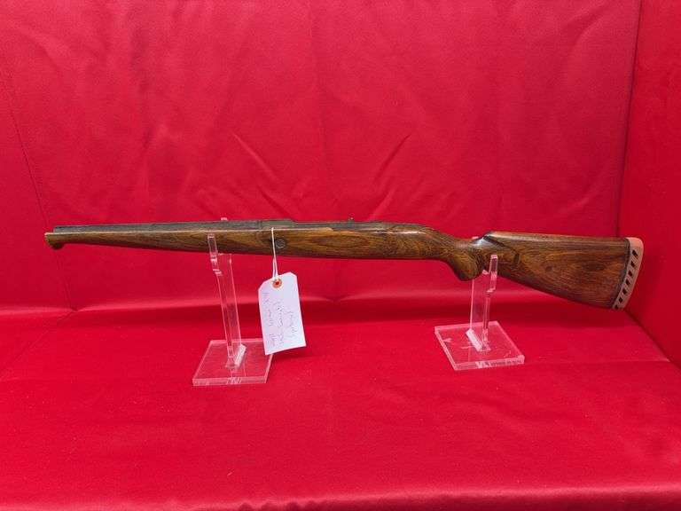 WWII German K98 laminated and sporterised stock image