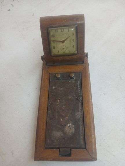 Vintage time clock image