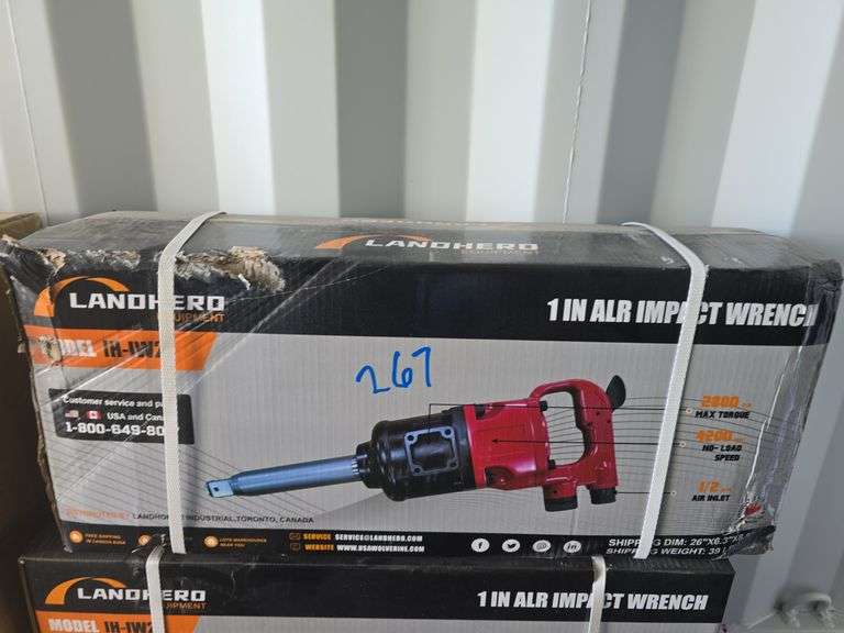 Land Hero 1 IN ALR Impact Wrench, Model: IH-IW21 (NEW IN BOX) image