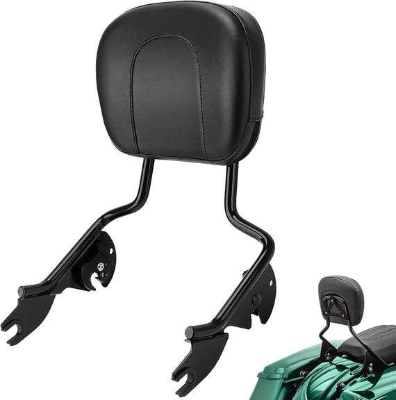 Passenger Backrest Sissy Bar,Detachable Sissy Bar Backrest C image