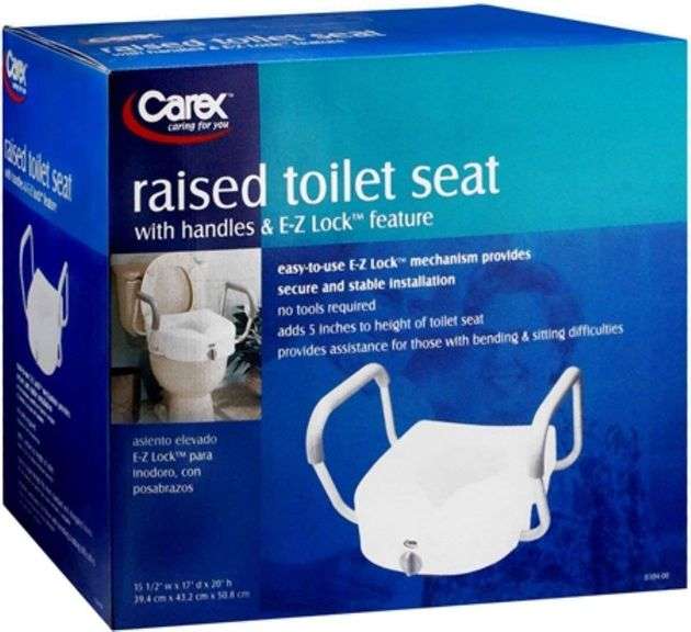 Carex Raised Toilet Seat B304-00 image