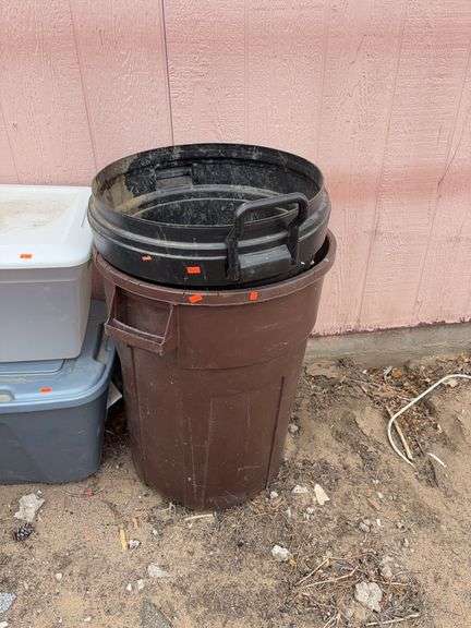 2 trash cans image