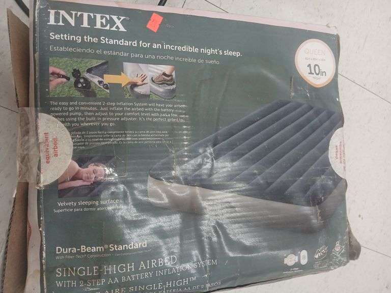 Intex 10inch queen air mattress image