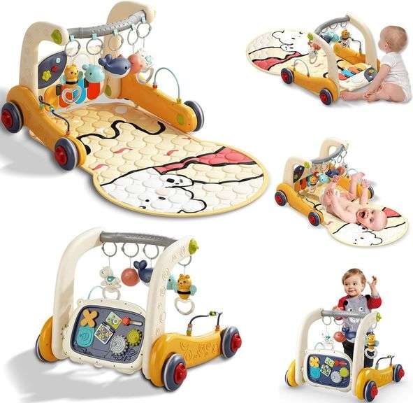 Baby Play Mat Activity Gym, Baby Kick Play Piano Gym Mats Mu image