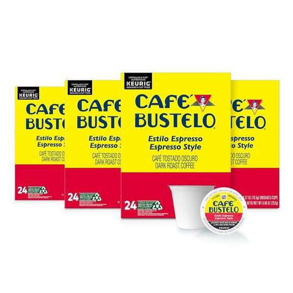 Caf  Bustelo Espresso Style Dark Roast Coffee, 96 Keurig K-C image