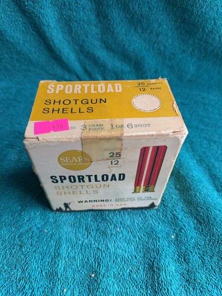 Sears  sport load shotgun shells 12 GA 1oz 6 Shot image