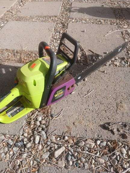 Poulan wild thing 18" gas chainsaw image
