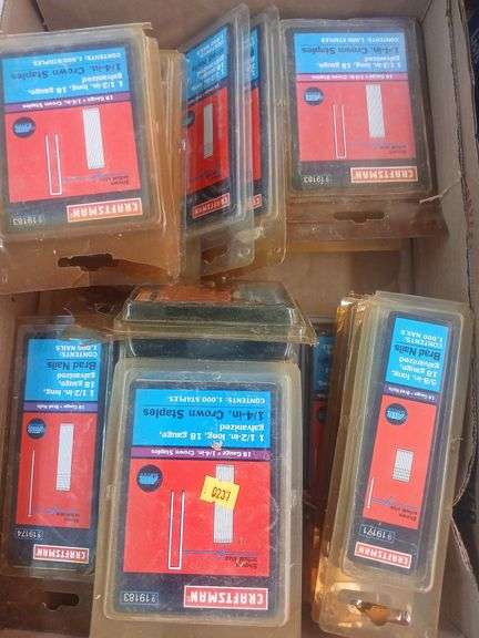 Craftsman brad nail packs. image